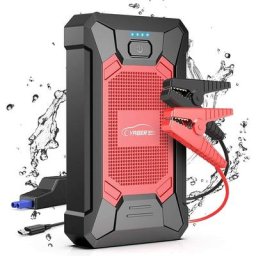 Booster Batterie, 1000A 12000mAh IP66 Étanche Booster de Batterie Voiture Moto (Jusqu'à 7,0L de