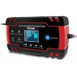 Chargeur de batterie de voiture, chargeur de batterie de voiture 8A 12V / 24V, chargeur de batterie