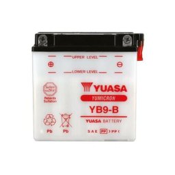 Batterie YB9-B Conventionnelle Avec Entretien- Livrée Avec Pack Acide