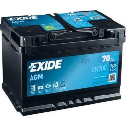 EK700 Batteries agm 70Ah - Exide