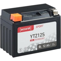 Batterie moto YTZ12S, YTZ12-S 11,2Ah Gel Accurat 12V 210 a 150 x 87 x 110 mm Quad