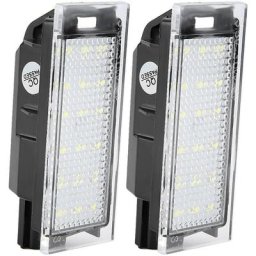 Lot de 2 feux de plaque d'immatriculation LED pour voiture Twingo/Clio/Megane/Lagane