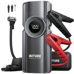 Booster Batterie 2500A 20000Mah Démarreurs De Batterie avec Compresseur (Jusqu'à 8l Essence Ou