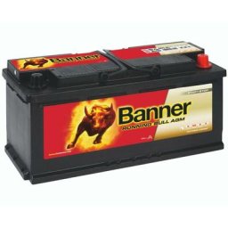 Banner 60501 Running Bull AGM 105Ah Batteries voiture