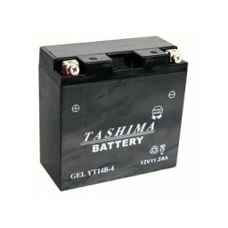 Batterie gel YT14B4 + à gauche