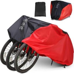 Housse de Vélo pour 3 Vélos Housse de Protection pour Vélo Extérieur Imperméable Couverture Bâche