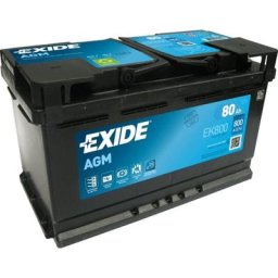 EK800 Batteries agm 80Ah - Exide