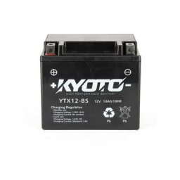 Kyoto - Batterie GTX12-BS sla-agm - Sans Entretien - Prête à l'Emploi