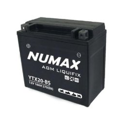Batterie moto Numax Premium agm YTX20-BS 12V 18Ah 270A