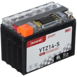 Batterie moto YTZ14S, YTZ14-S 12Ah Gel Accurat 12V 150A 150 x 87 x 110 mm Quad