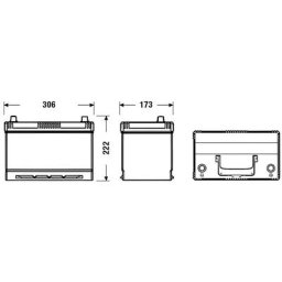 Batterie voiture Formula FB954 12V 95Ah 720A - Fulmen