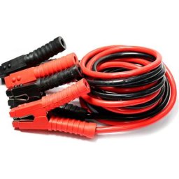 Câble de démarrage 2x4m pour voiture 12V 500 amp pour poids lourds et véhicules de tourisme - Noir,