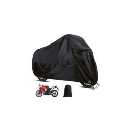 Housse en tissu de protection solaire pour vélo de voiture électrique l: 220 x 95x 110 cm noir