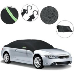 L.330 x l.163cm Demi Bache housse de protection voiture universelle eluto 190T