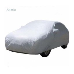 Voiture Couverture Protecteur Housse Bache Soleil Neige Poussière Pluie Étanche 490x180x150cm Grise