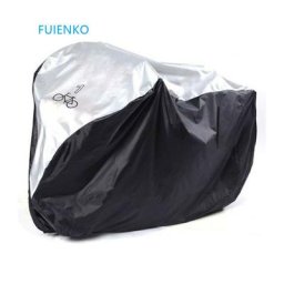 Fuienko - Bâche Protection Pluie Vélo Moto 190x65x110cm Noir et argente