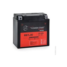 NX - Batterie moto YB7L-B2 / YB9L-A2 / 12N7-3B / 12N9-3B 12V 8Ah