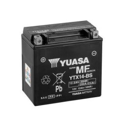 Agm YTX14-BS 12Ah Batteries moto 12V (din 51214) - Yuasa