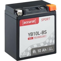Batterie moto YB10L-BS 10Ah Gel Accurat 12V 250 a 132 x 88 x 145 mm Quad