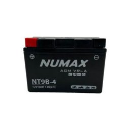 Batterie moto Numax Premium agm YT9B-4 12V 8Ah 120A