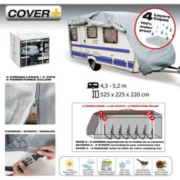 Housse couvre caravane PVC de 525x225x220cm (4.65 à 5.18)
