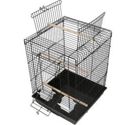 Bathrins - Cage pour Canaris et Petits Oiseaux Exotiques Giusy Cage Rectangulaire pour Oiseaux,