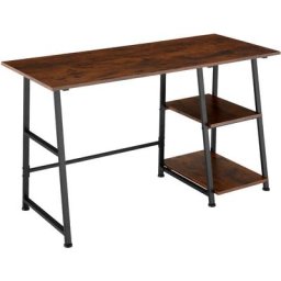 Table de bureau Paisley 120x50x73,5cm - Bureau, table de travail, table de bureau - bois foncé