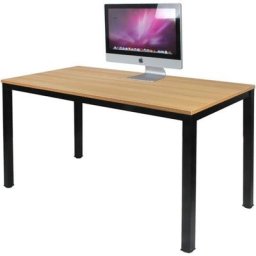 soges Bureau d'Ordinateur Informatique Bureau Industriel 120 x 60cm Postes de Travail Table Salle à