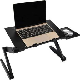 Support pour ordinateur portable Table de lit pliable Support pour ordinateur portable Plateau de