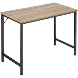 Table de bureau Jenkins - Bureau, table de travail, table de bureau - 100 cm - Bois clair