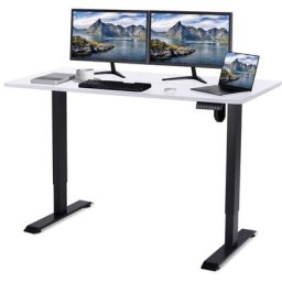 Devoko - 160CM Bureau debout réglable en hauteur avec moteur électrique, bureau d'ordinateur,
