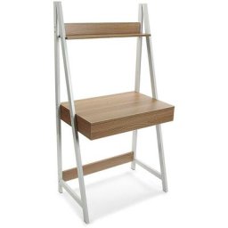 Olympia Bureau informatique Table d'étude pour Ordinateur, 146,5x48x74cm - Marron - Versa