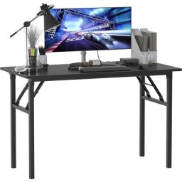 Bureau d'ordinateur Pliant 120 x 60 x 75 cm, Bureau d'ordinateur, Bureau d'écriture, Table de