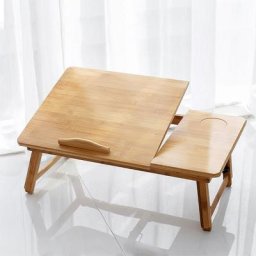 Skecten - Table Portable pour Ordinateur, Plateau de Lit Pliable - Matériau: Bambou - Dimensions de