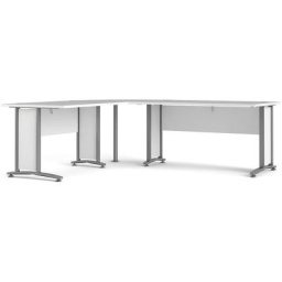 Prisme Bureau d'angle, blanc