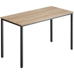 Bureau Vanport - table informatique, table de travail, table de bureau - Bois clair industriel,