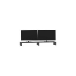 Support d'écran Support pour Moniteur et Rehausseur d'écran 100x27x10 cm Bois de Pin - Gris