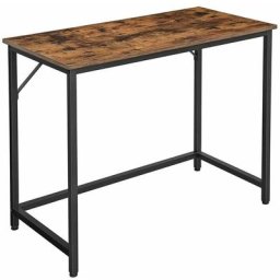 Bureau table poste de travail petite taille 100 x 50 x 75 cm pour bureau salon chambre assemblage