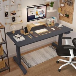 Devoko - Bureau Debout électrique à hauteur réglable avec ports de charge usb et Type-C, avec