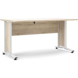 Prisme Bureau c, finition chêne et blanc.