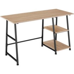 Tectake - Table de bureau Paisley 120x50x73,5cm - Bureau, table de travail, table de bureau - Bois