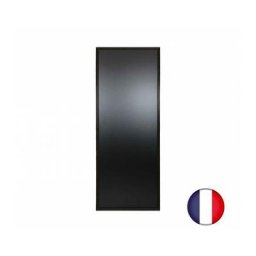 Interface Plv - Ardoise murale cadre carré en bois couleur noir dimensions 163 x 63 cm