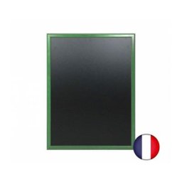 Interface Plv - Ardoise murale en bois couleur vert feuille dimensions 86 x 66 cm - Fabrication