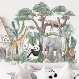Stickers muraux enfants - Decoration chambre bébé - Stickers muraux enfant - Sticker mural Animaux