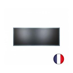 Interface Plv - Ardoise murale en bois couleur anthracite dimensions 166 x 66 cm - Fabrication