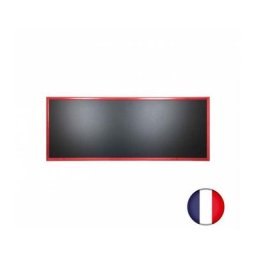 Interface Plv - Ardoise murale en bois couleur rouge vin dimensions 166 x 66 cm - Fabrication