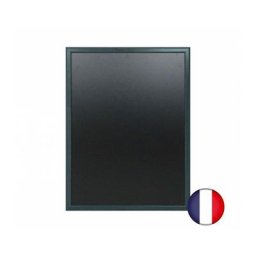 Ardoise murale en bois couleur anthracite dimensions 86 x 66 cm - Fabrication française - Anthracite