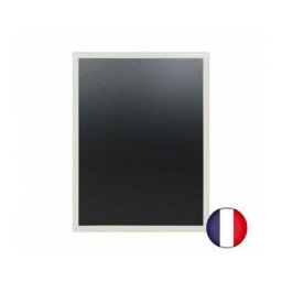 Interface Plv - Ardoise murale en bois couleur ivoire dimensions 86 x 66 cm - Fabrication française