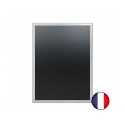 Interface Plv - Ardoise murale en bois couleur gris dimensions 86 x 66 cm - Fabrication française