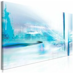 Tableau Ice Queen Étroit - 150 x 50 cm - Bleu